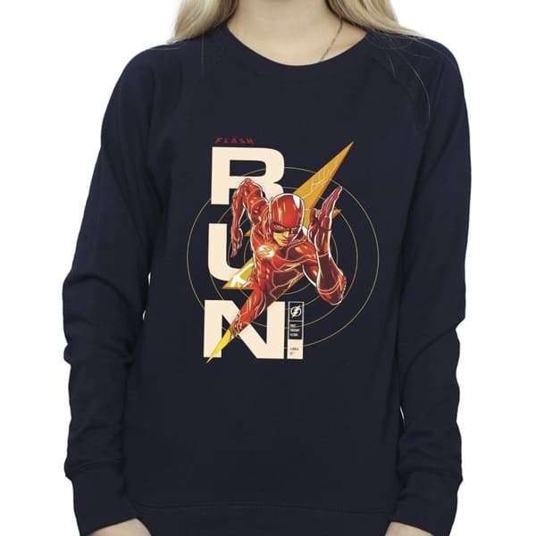 DC Comics Dam/Tjej The Flash Run Sweatshirt