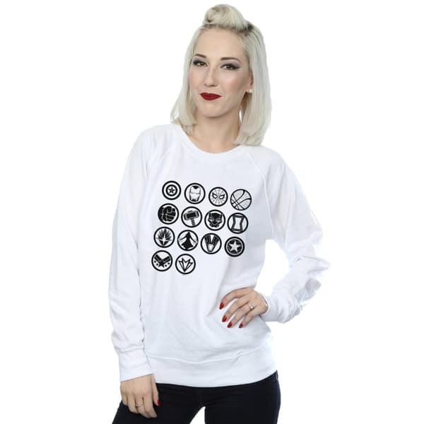 Marvel Womens/Ladies Avengers Infinity War Icons Assemble Sweatshirt