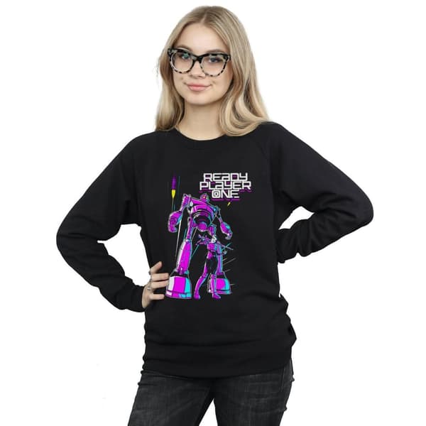 Ready Player One Womens/Ladies Iron Giant And Art3mis Sweatshirt