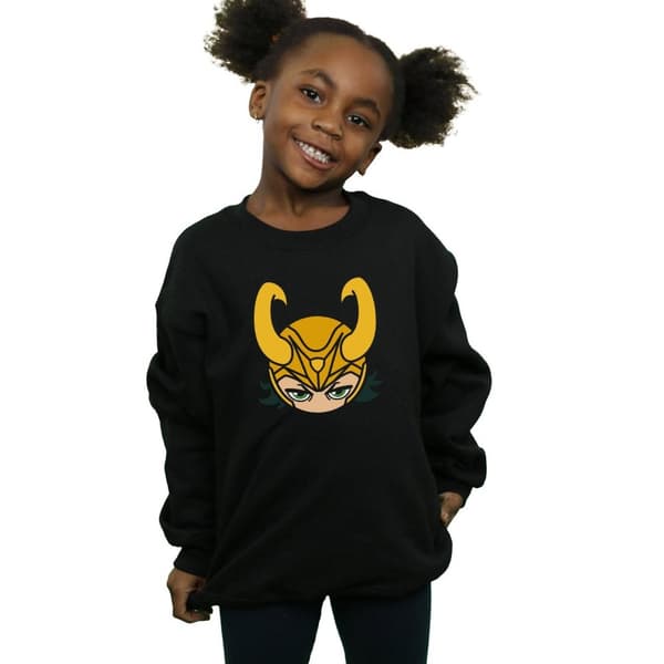 Marvel Girls Loki Close Up Sweatshirt