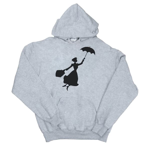Disney Mens Mary Poppins Flying Silhouette Hoodie