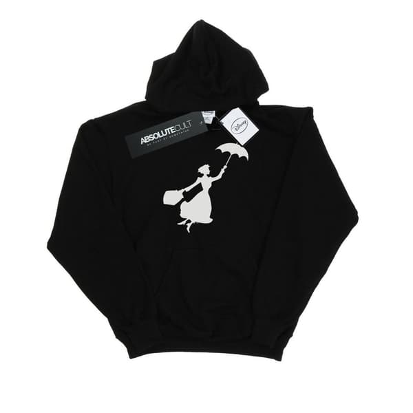 Disney Mens Mary Poppins Flying Silhouette Hoodie