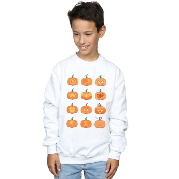 Marvel Boys Avengers Halloween Pumpkin Sweatshirt