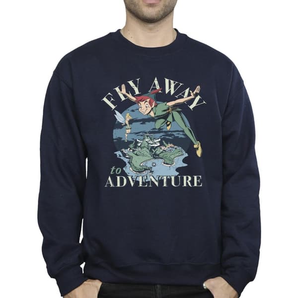 Disney Peter Pan Fly Away To Adventure - Sweatshirt, herr