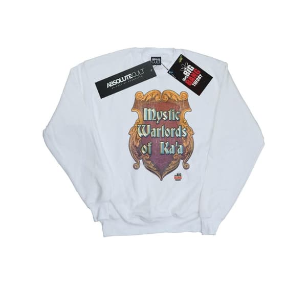 The Big Bang Theory Boys Mystic Warlords Of Kaa Sweatshirt White 7-8 Years