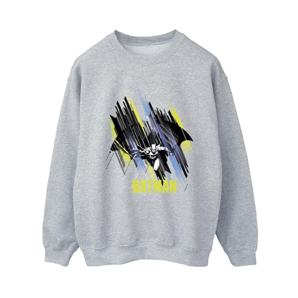 DC Comics Womens/Ladies Batman Flying Batman Sweatshirt
