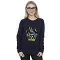 Miniatyrbillede 2 af 3: DC Comics Womens/Ladies Batman Flying Batman Sweatshirt
