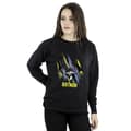 Miniatyrbillede 2 af 3: DC Comics Womens/Ladies Batman Flying Batman Sweatshirt