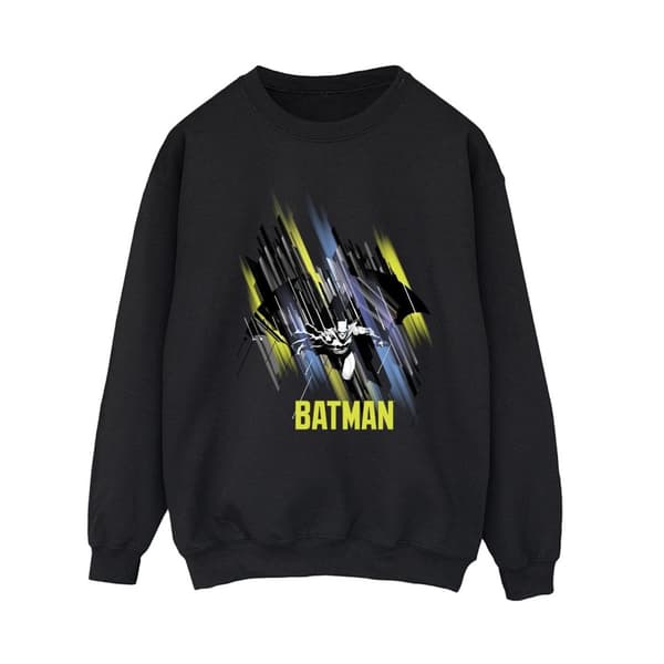 DC Comics Womens/Ladies Batman Flying Batman Sweatshirt