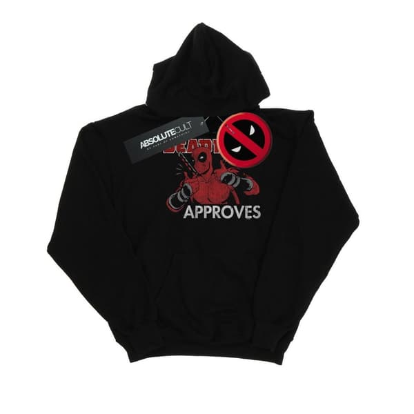 Marvel Mens Deadpool Approves Hoodie