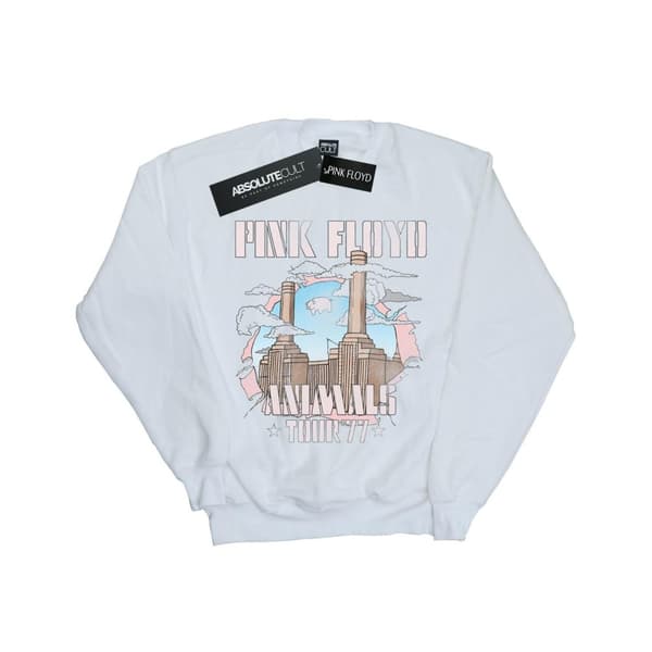Pink Floyd Boys Animal Factory Sweatshirt White 5-6 Years