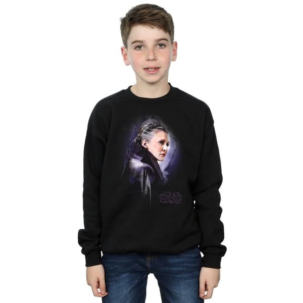 Star Wars Boys The Last Jedi Leia Brushed Sweatshirt