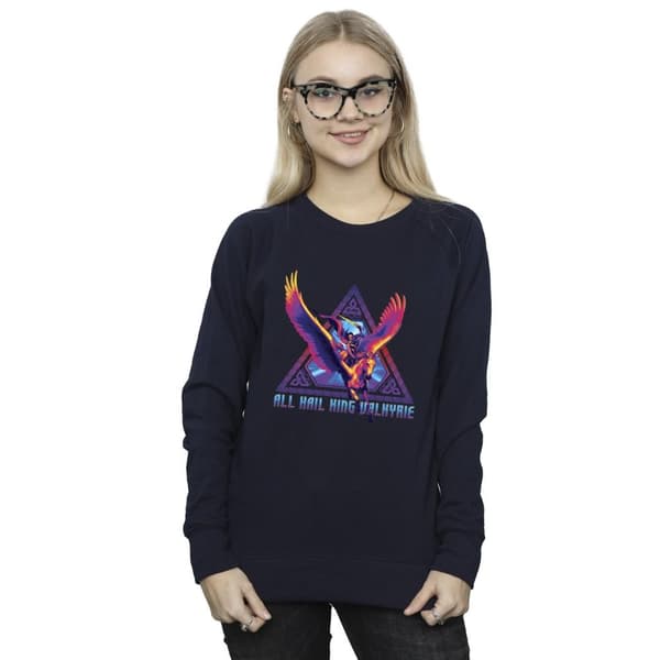 Marvel Womens/Ladies Thor Love And Thunder Valkyrie Sweatshirt