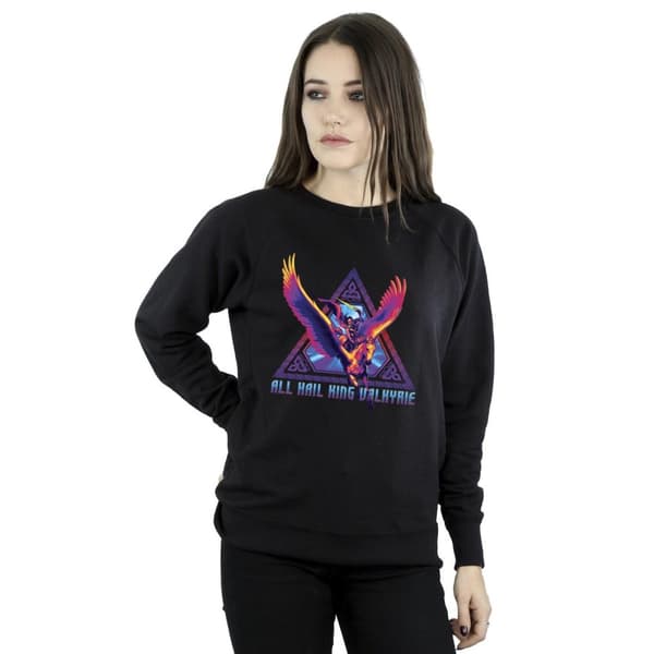 Marvel Womens/Ladies Thor Love And Thunder Valkyrie Sweatshirt