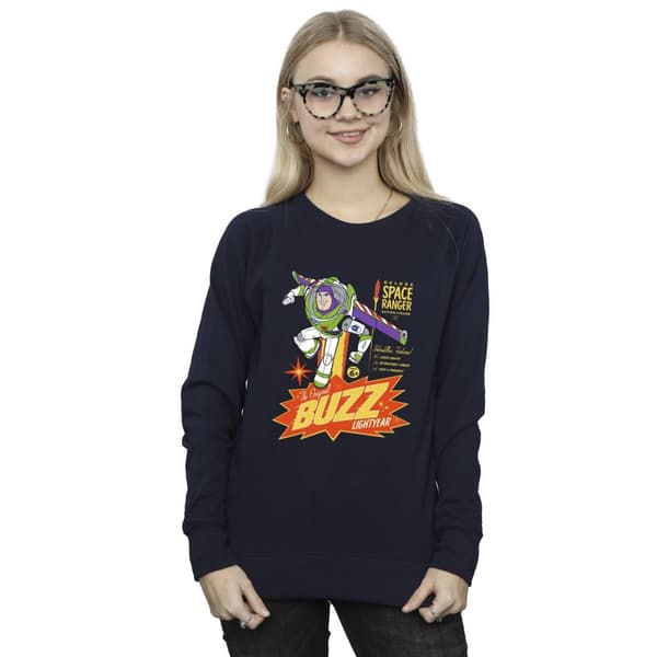 Disney Dam/Tjej Toy Story Buzz Lightyear Rymden Sweatshirt
