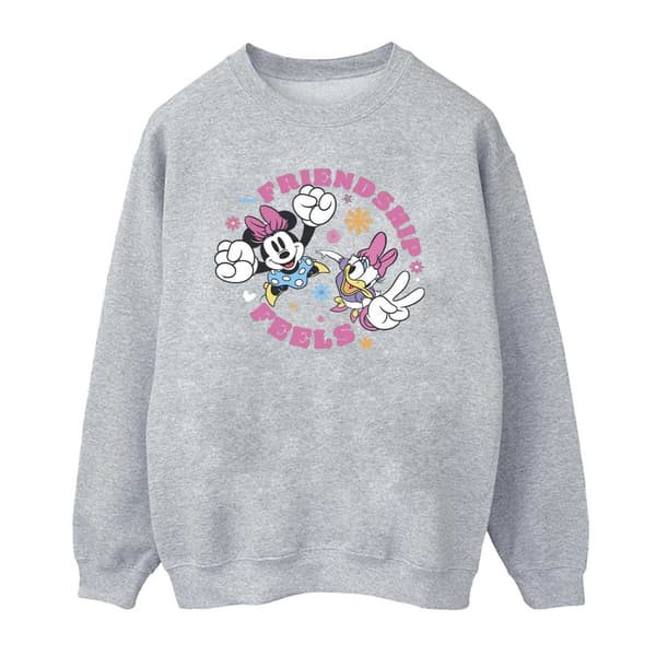 Disney Womens/Ladies Minnie Mouse Daisy Friendship Sweatshirt