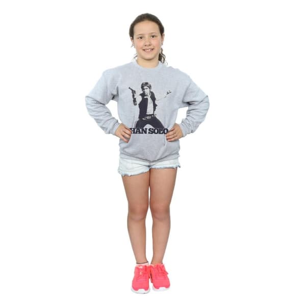 Star Wars Girls Han Solo Retro Photo Sweatshirt