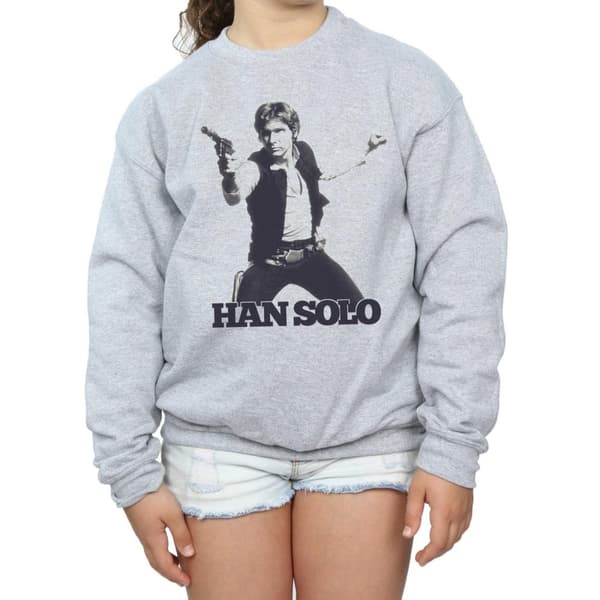 Star Wars Girls Han Solo Retro Photo Sweatshirt