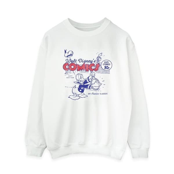 Disney Womens/Ladies Donald Duck Comics Sweatshirt