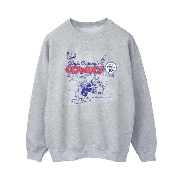 Disney Womens/Ladies Donald Duck Comics Sweatshirt