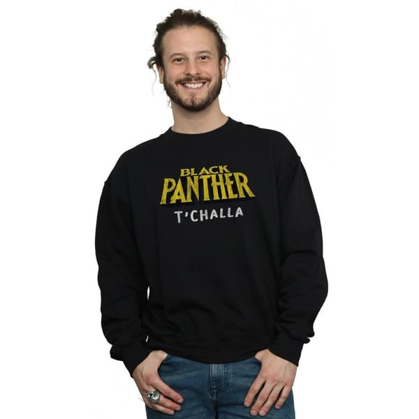 Marvel Mens Black Panther AKA T´Challa Sweatshirt