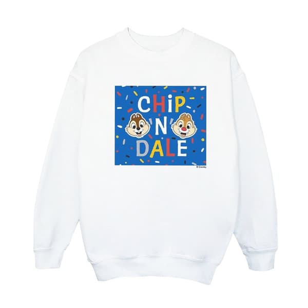 Disney Mens Chip N Dale Blue Frame Sweatshirt