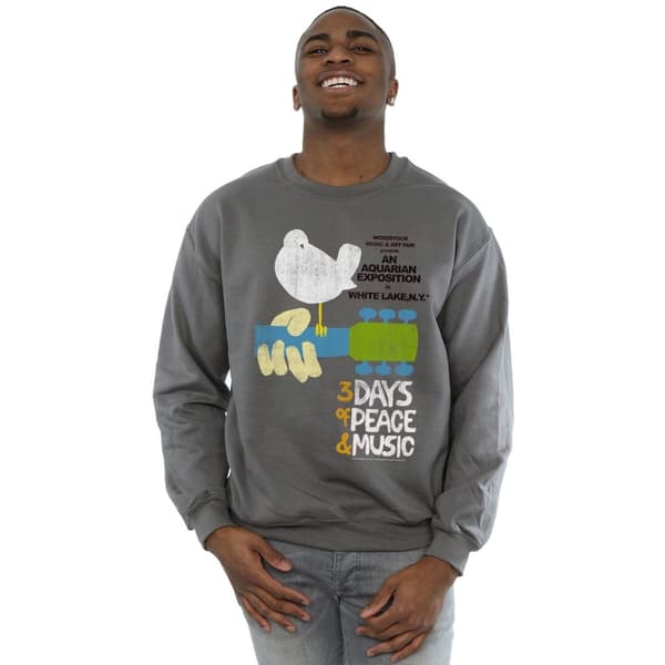 Woodstock Mens Festival Poster Sweatshirt