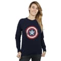 Pikkukuva 2 / 3: Marvel Womens/Ladies Captain America Civil War Distressed Shield Sweatshirt