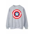 Miniatyrbild 1 av 3: Marvel Dam/Tjej Captain America Civil War Distressed Shield Sweatshirt