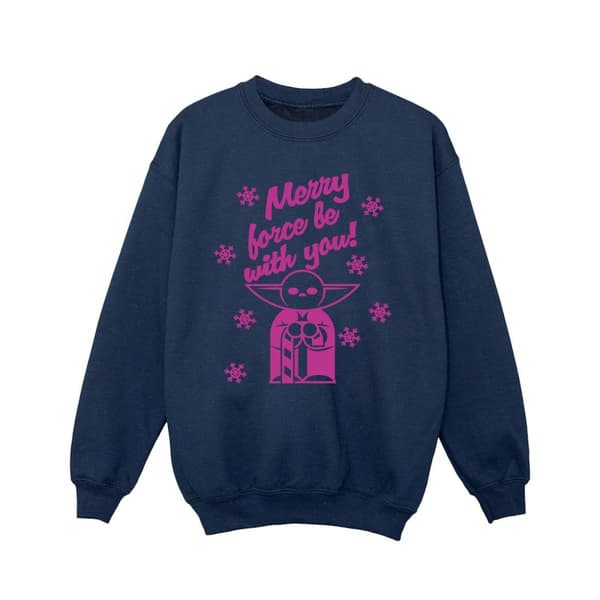 Star Wars Girls Merry Force Yoda Sweatshirt