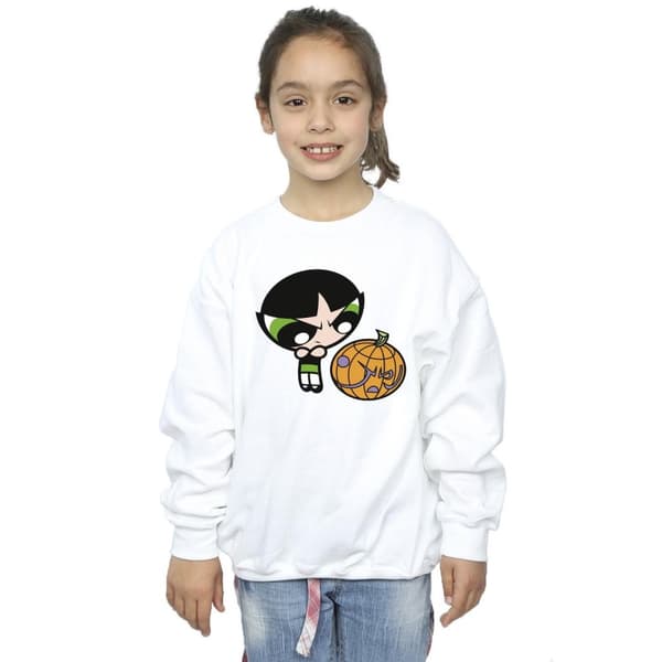 The Powerpuff Girls Girls Buttercup Pumpkin Sweatshirt