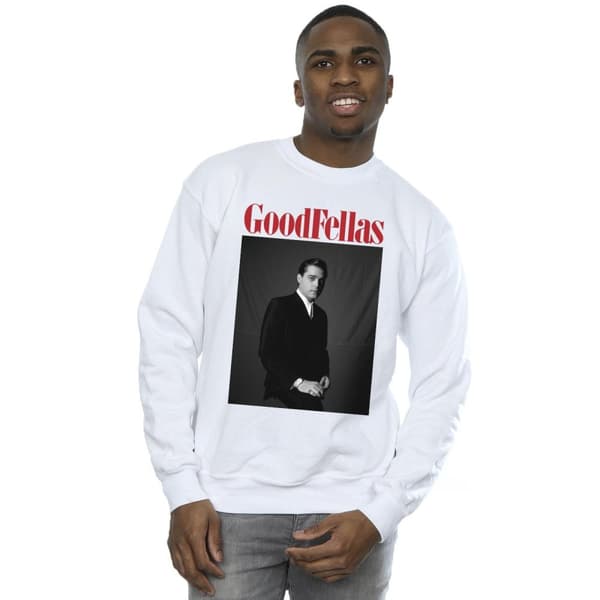 Goodfellas Mens Black And White Character Sweatshirt