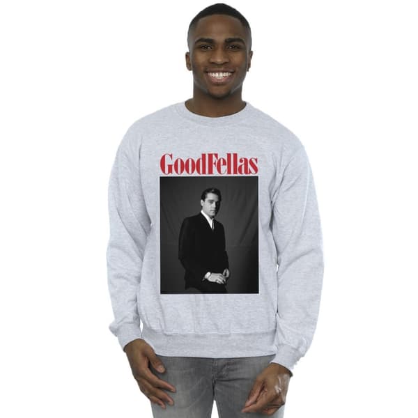 Goodfellas Mens Black And White Character Sweatshirt