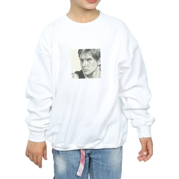 Star Wars Girls Han Solo Drawing Sweatshirt