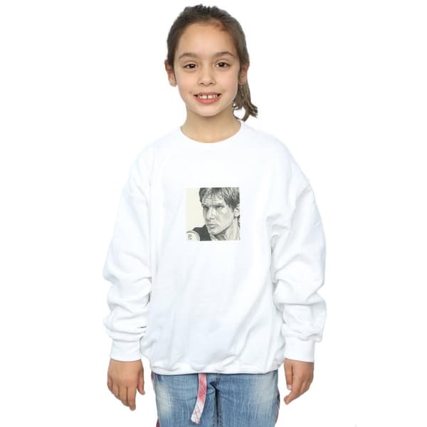 Star Wars Girls Han Solo Drawing Sweatshirt