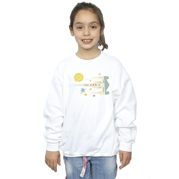 Star Wars Sweatshirt med utskuret skepp från The Mandalorian för flickor