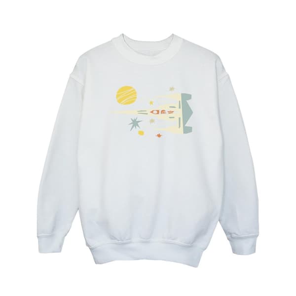 Star Wars Sweatshirt med utskuret skepp från The Mandalorian för flickor
