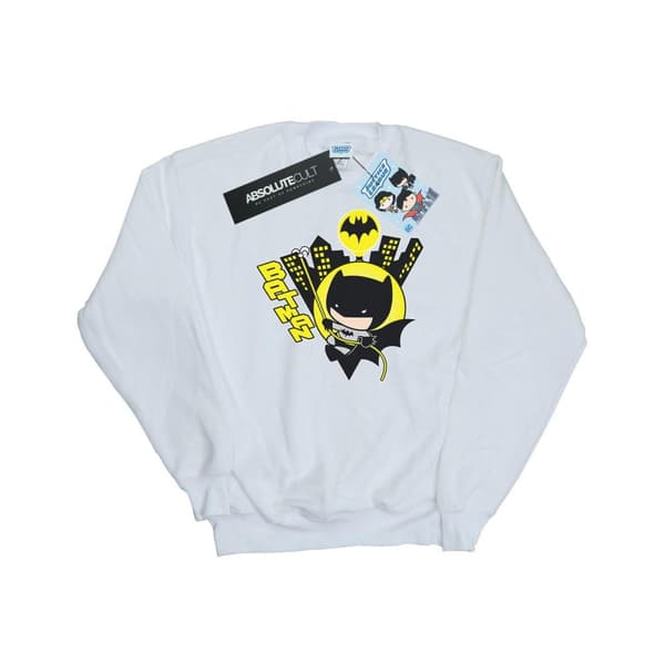 DC Comics Dam/Tjej Chibi Batman Swinging Sweatshirt