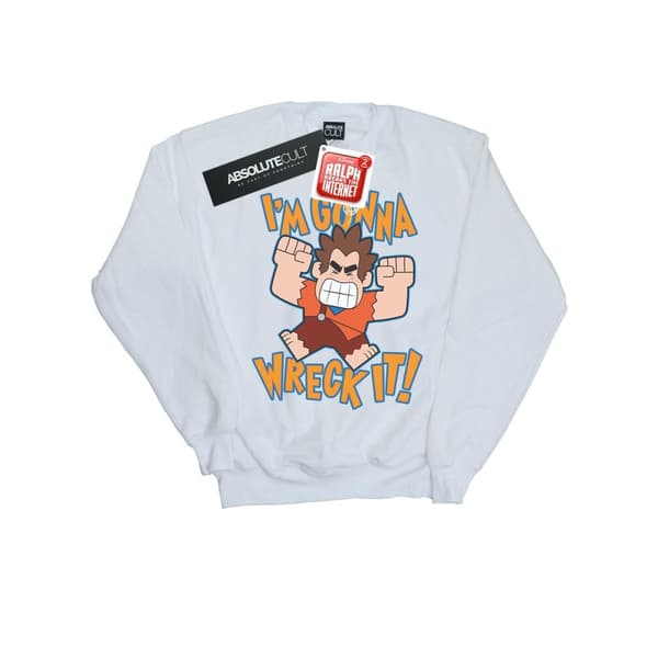 Disney Mens Wreck It Ralph I´m Gonna Wreck It Sweatshirt