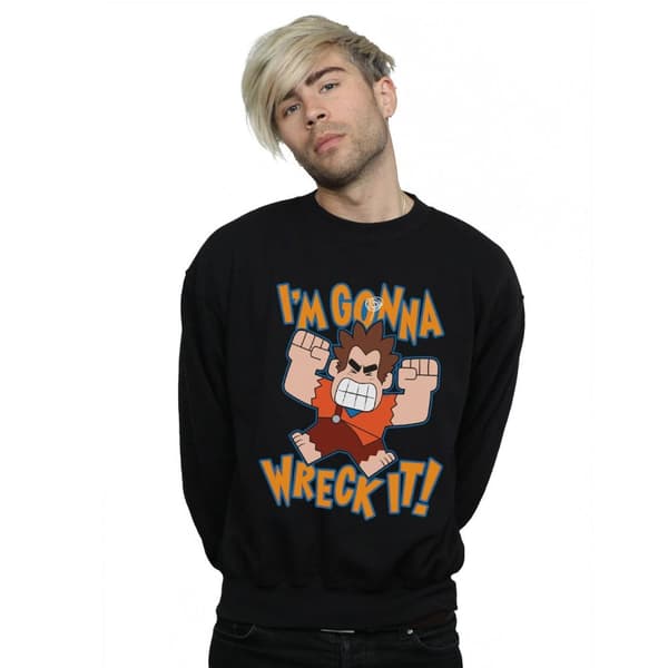 Disney Mens Wreck It Ralph I´m Gonna Wreck It Sweatshirt