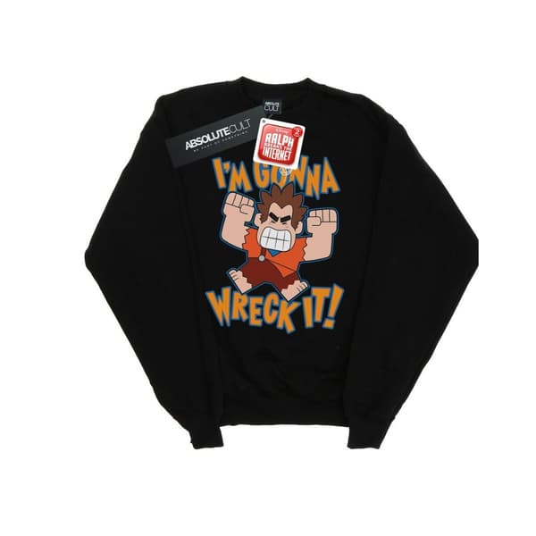 Disney Mens Wreck It Ralph I´m Gonna Wreck It Sweatshirt