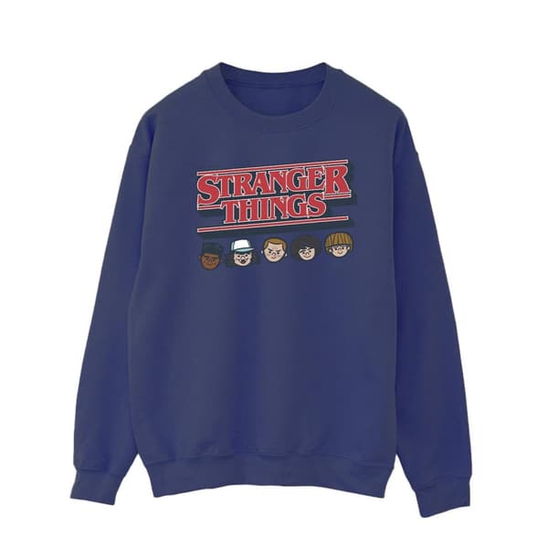 Netflix Sweatshirt med karikatyrlogotyp från Stranger Things