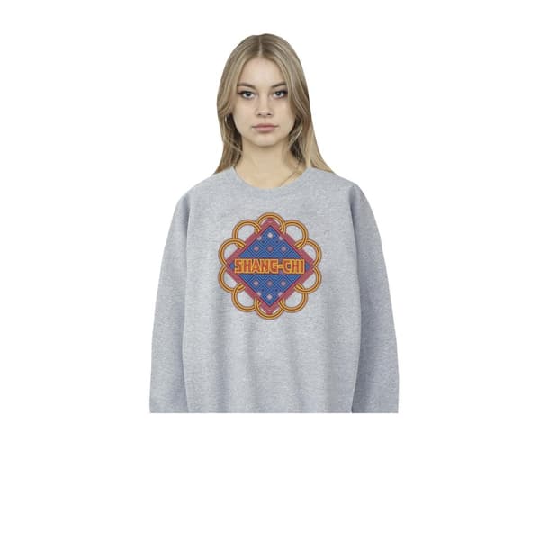 Marvel Womens/Ladies Shang-Chi And The Legend Of The Ten Rings Neon Ring Logo Sweatshirt