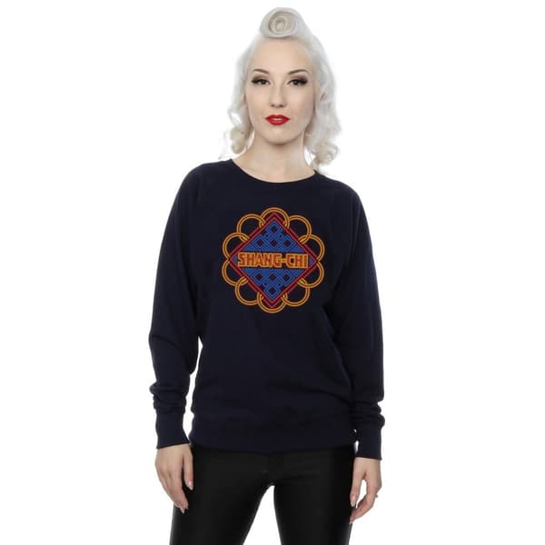 Marvel Womens/Ladies Shang-Chi And The Legend Of The Ten Rings Neon Ring Logo Sweatshirt