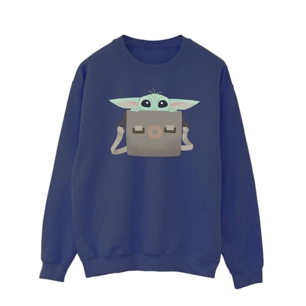 Star Wars Mens The Mandalorian Grogu Luggage Sweatshirt