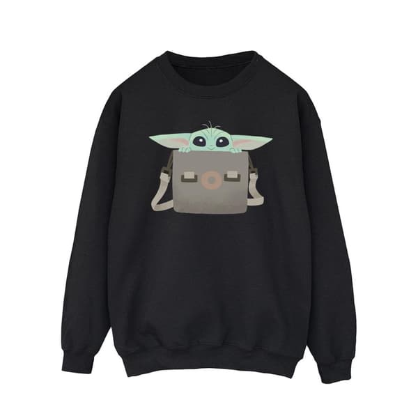 Star Wars Mens The Mandalorian Grogu Luggage Sweatshirt