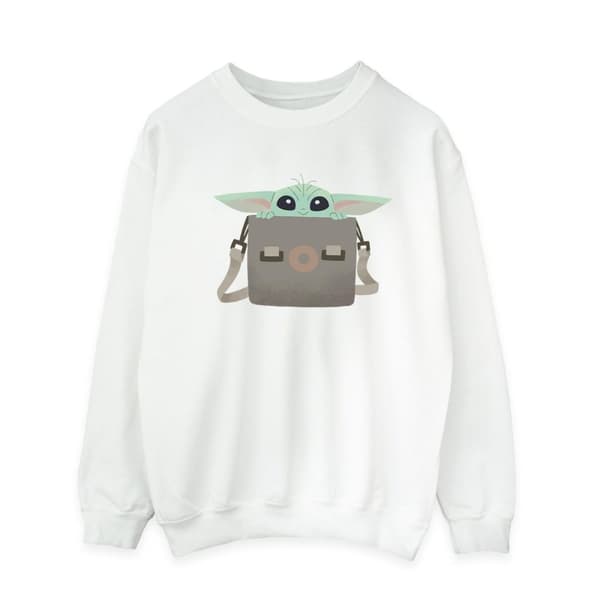 Star Wars Mens The Mandalorian Grogu Luggage Sweatshirt