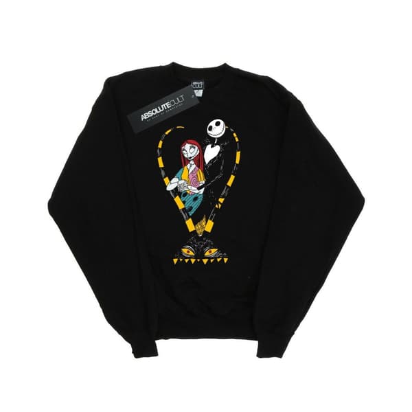 Disney Girls Nightmare Before Christmas Jack And Sally Love Sweatshirt