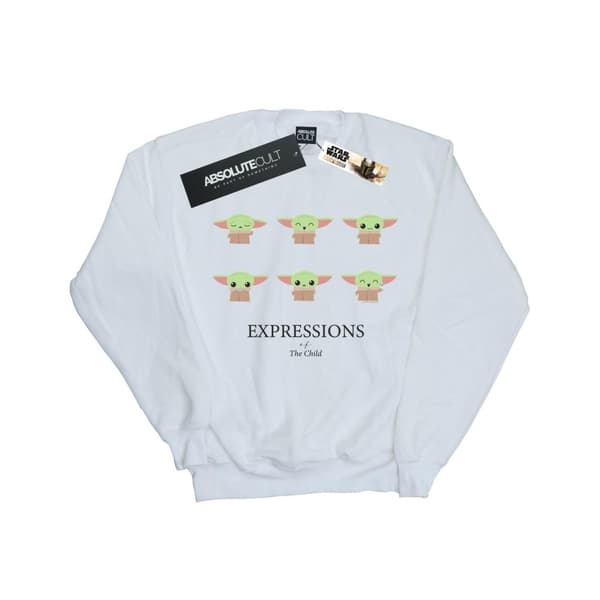 Star Wars Girls The Mandalorian Expressions Of The Child Sweatshirt