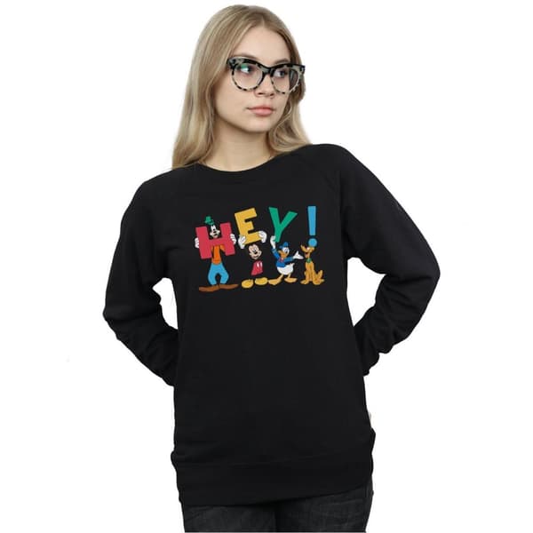 Disney Dam/Tjej Musse Pigg Vänner Hey Sweatshirt